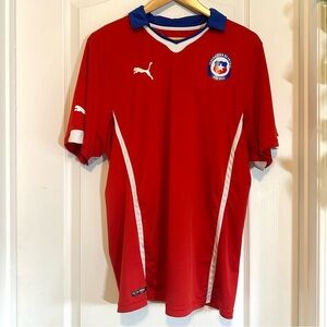 Puma Chile National Team World Cup
Football Soccer Jersey 2014 Home
Shirt XL